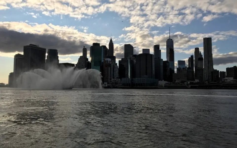 Emiel tijdens zijn stage in New York! 1