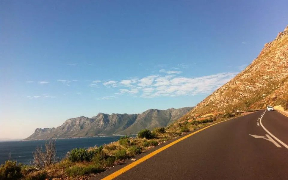 Aisha tijdens haar stage in Kaapstad 1