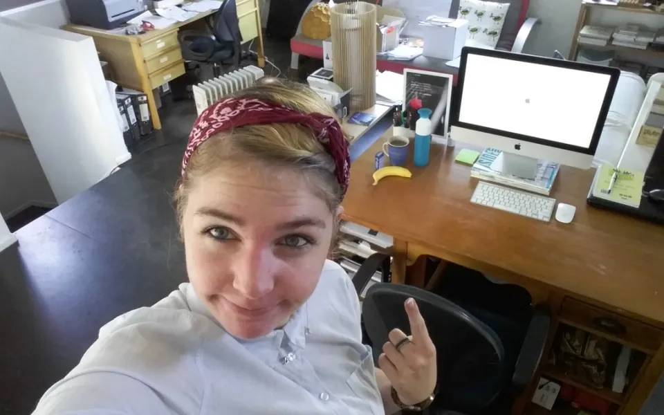 Consultant Sanne tijdens haar stage in Nieuw-Zeeland! 