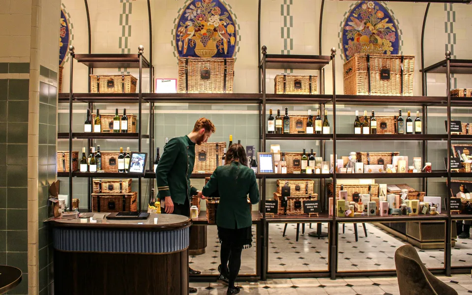 Harrods stage in London