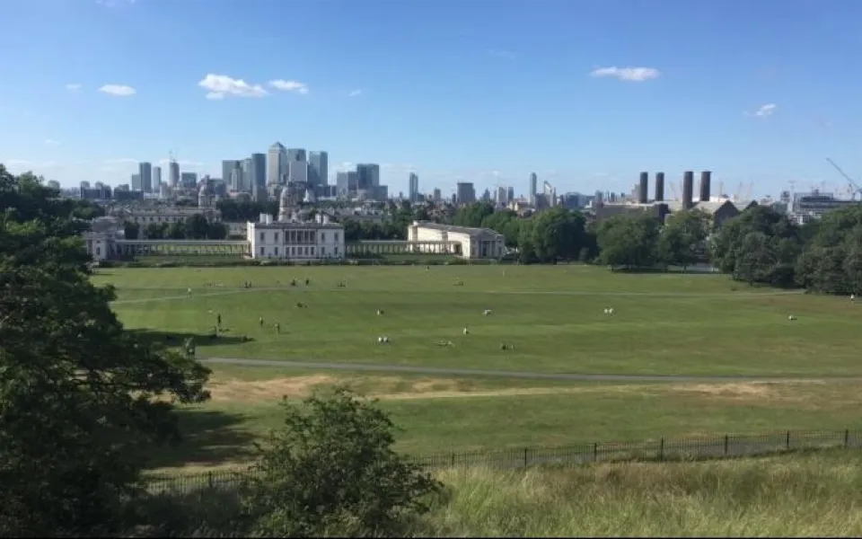 Maaike tijdens haar stage in Londen 2