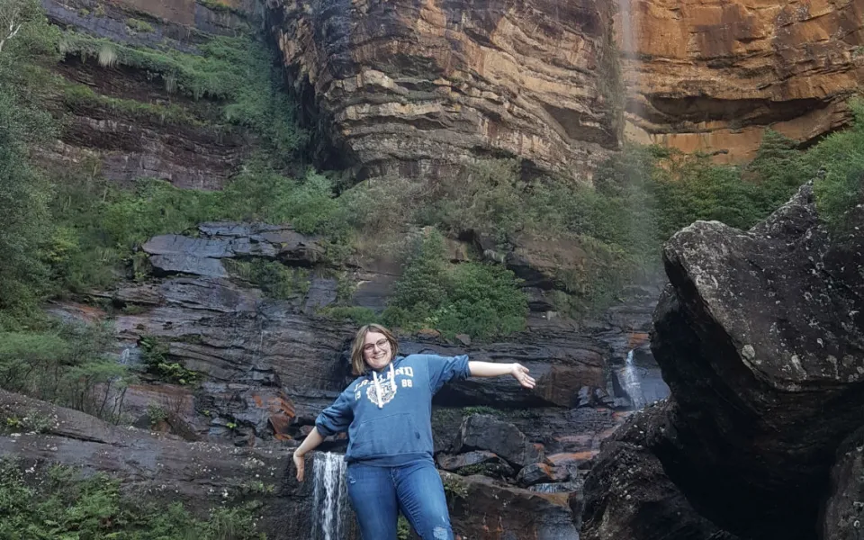 Margot tijdens haar stage in Australië 1