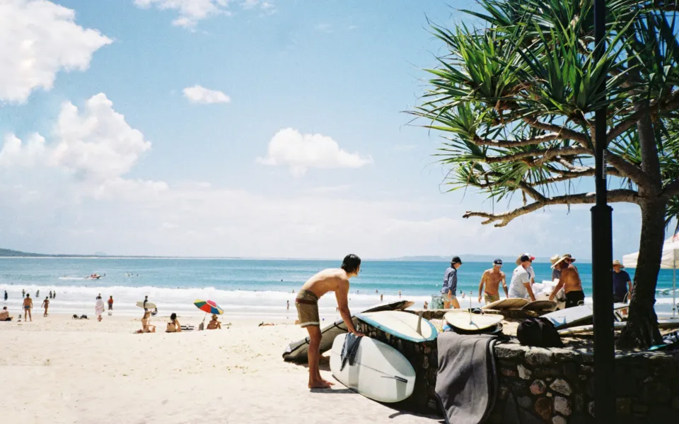 Noosa stage in Australie