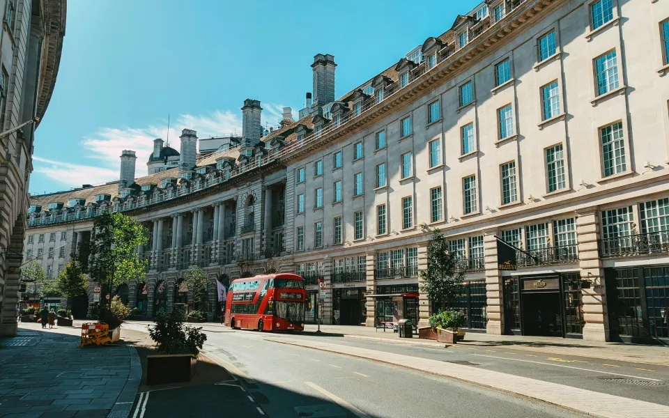 Pim tijdens zijn stage in London