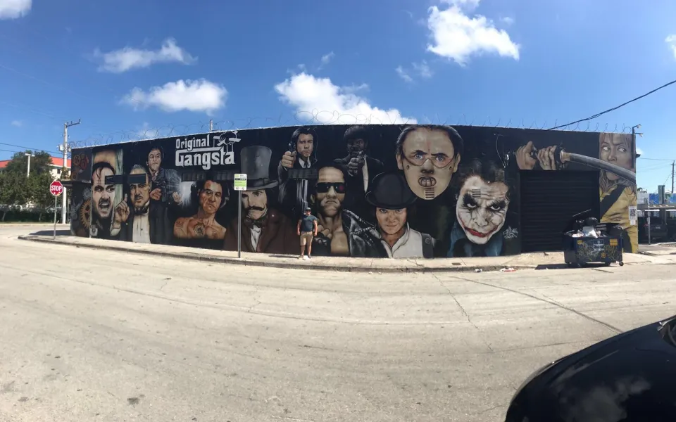 Thijs tijdens zijn stage in Miami, USA!