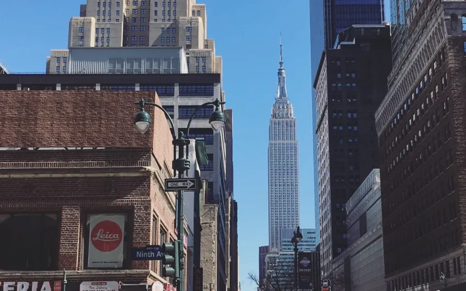 Demi tijdens haar stage in New York 1