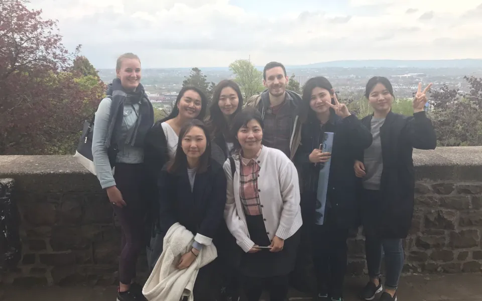 Lotte tijdens haar stage in Bristol 3