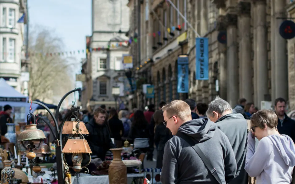 Margot tijdens haar stage in Bristol