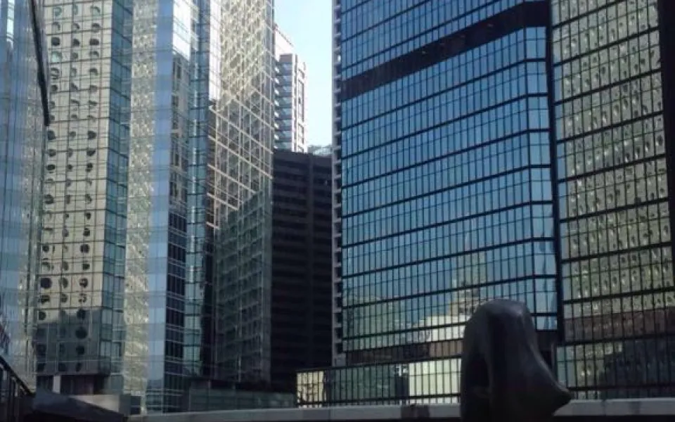 Merel tijdens haar stage in Hong Kong