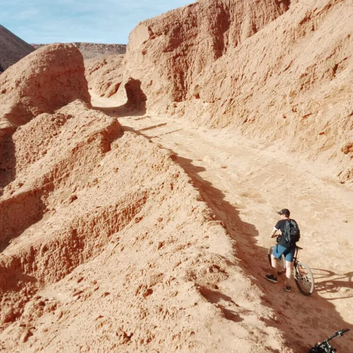 Jan-Jelle tijdens zijn stage in Chilli
