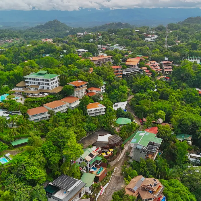 Giel tijdens zijn stage in costa rica