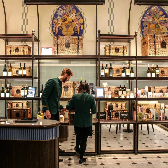 Harrods stage in London