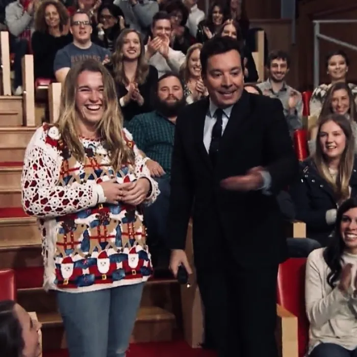 Famke tijdens haar stage in New York! 2