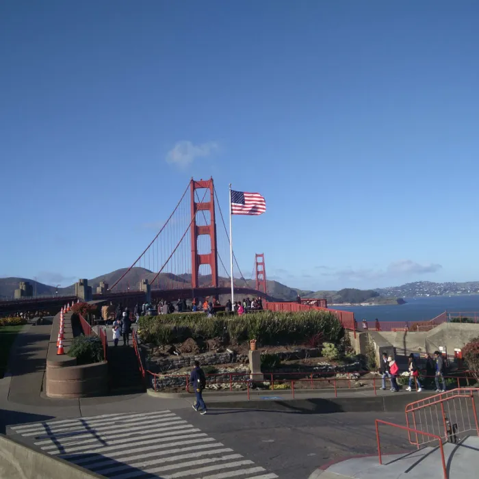 Kevin tijdens zijn stage in San Francisco!