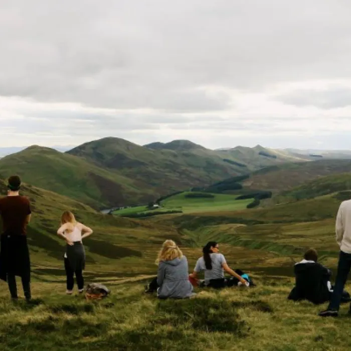 Maarten tijdens zijn tijd in Edinburgh