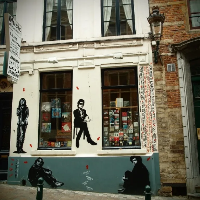 Max tijdens zijn stage in Brussel