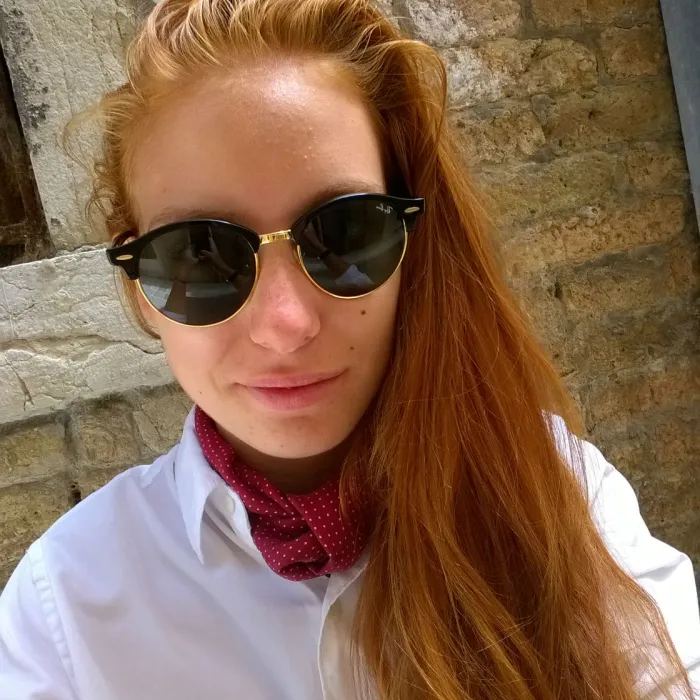 Petra tijdens haar stage in Venetië, Italië 3